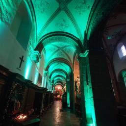 Illumination Basilika Kloster Steinfeld
