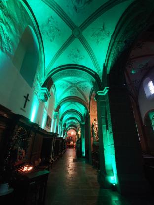 Illumination Basilika Kloster Steinfeld