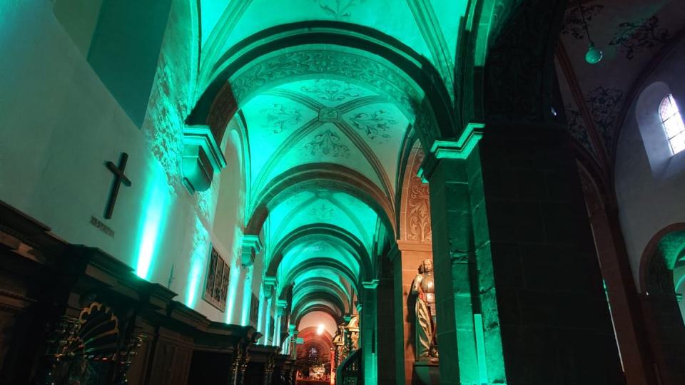 Illumination Basilika Kloster Steinfeld