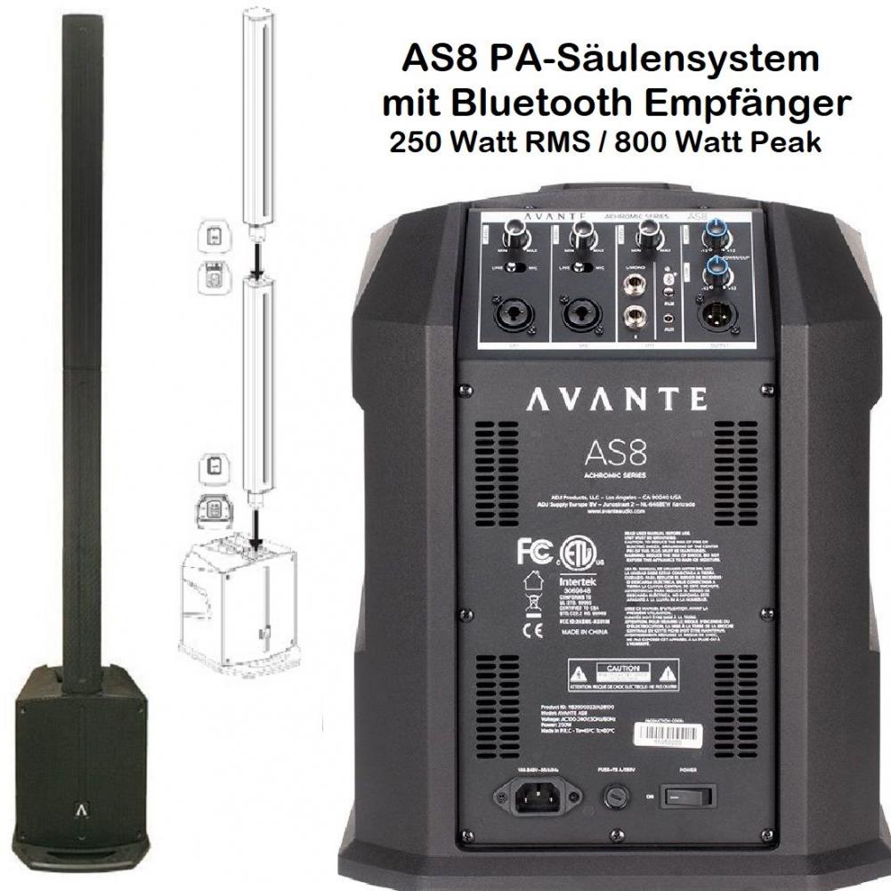 AS8-PA-Lautsprecher-System