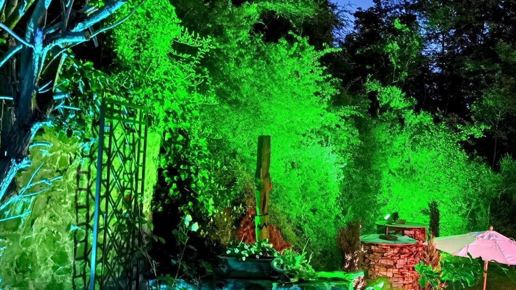 Beleuchtung einer Hochzeit