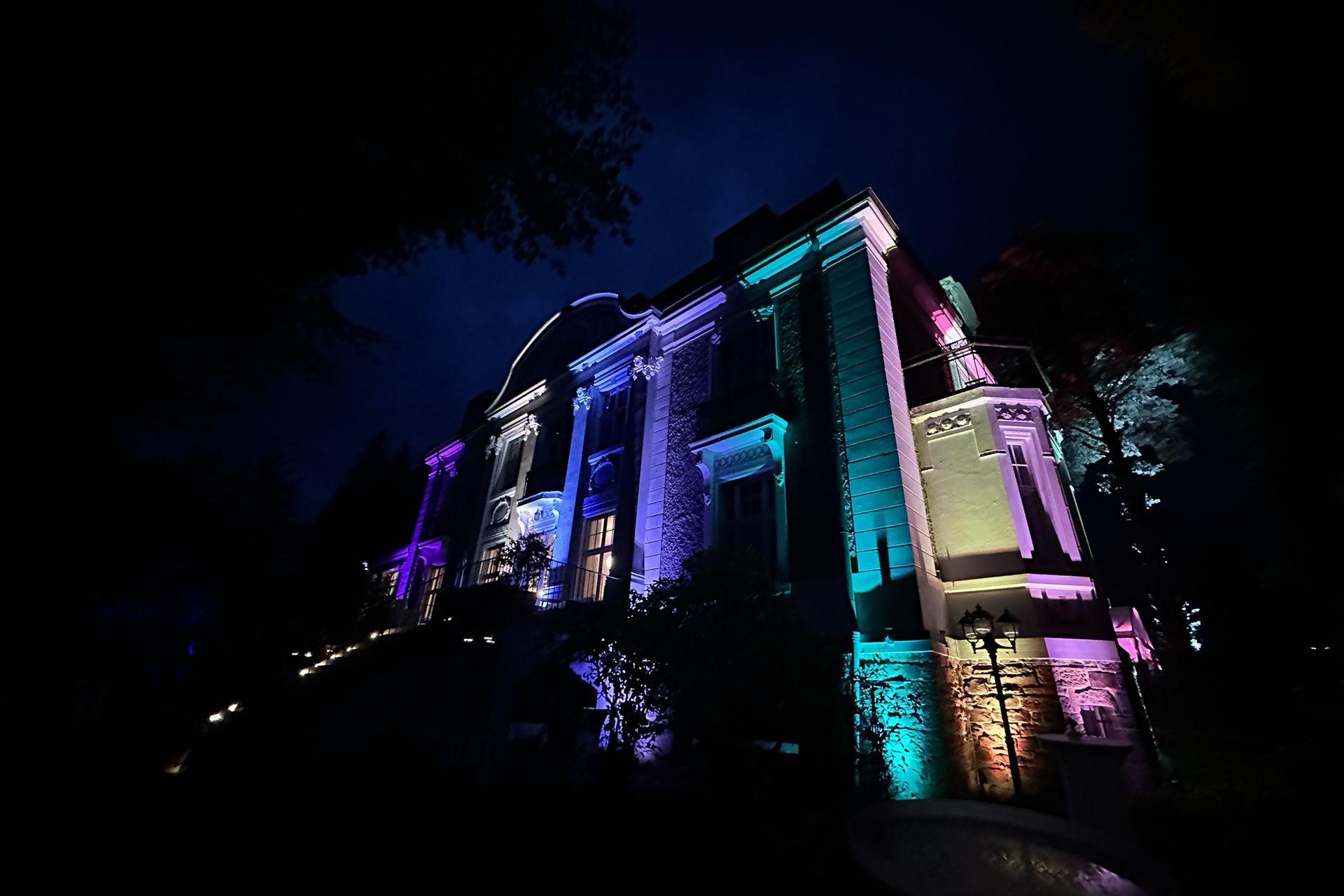 Illumination einer Villa