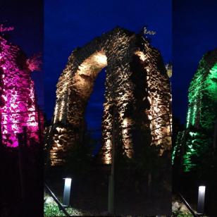 Eventtechnik-Bonn-Illumination-des-Rolandsbogen