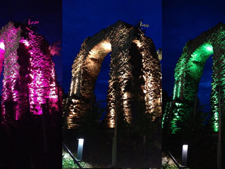 Eventtechnik-Bonn-Illumination-des-Rolandsbogen