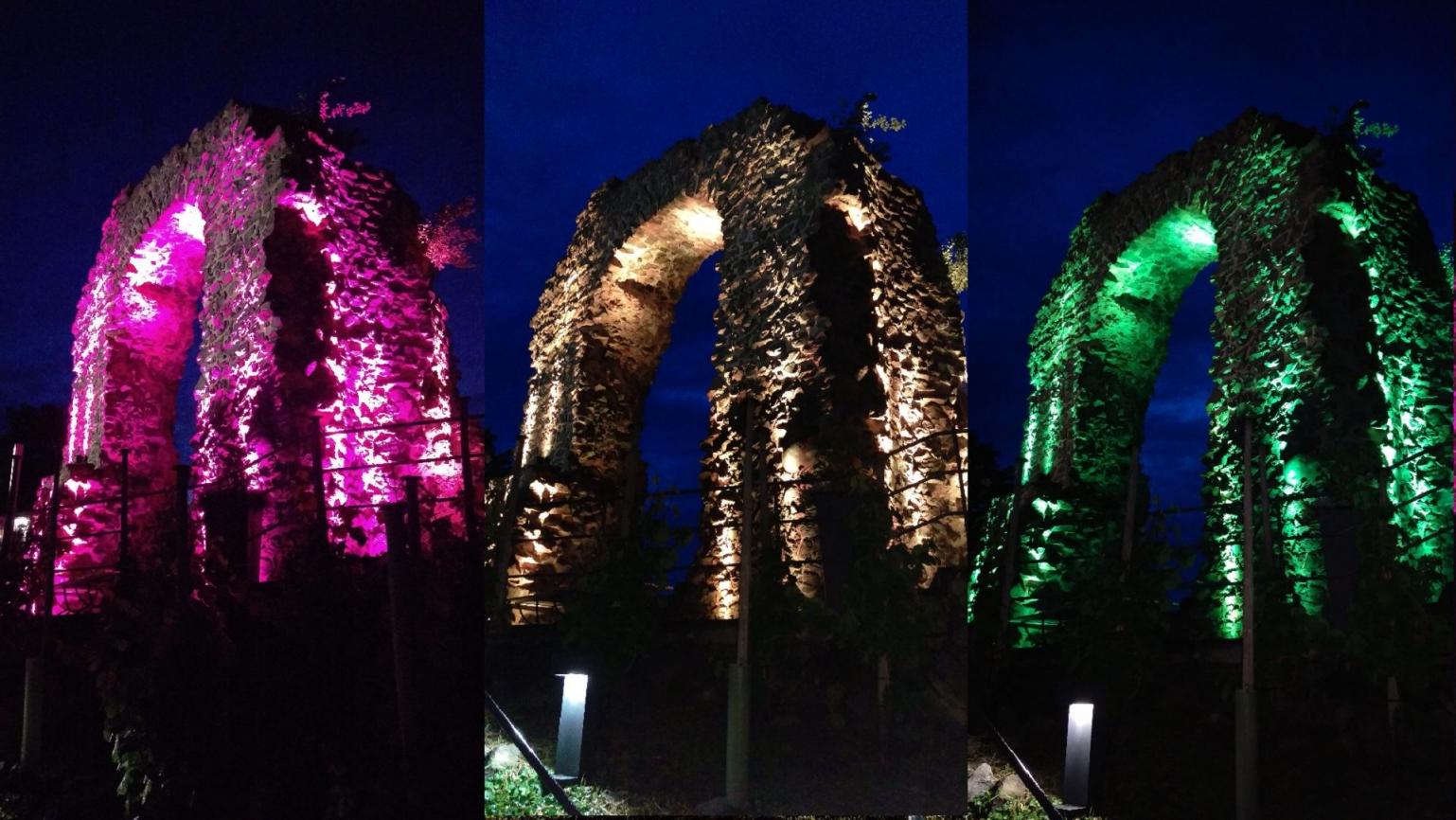 Eventtechnik-Bonn-Illumination-des-Rolandsbogen