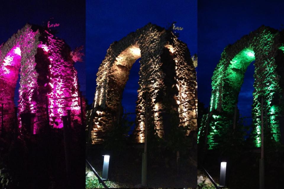 Eventtechnik-Bonn-Illumination-des-Rolandsbogen